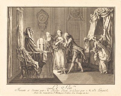 Kväll av Joseph de Longueil after Charles Eisen