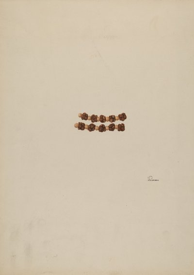 Rosenkranspärlor, ca. 1940. av Josephine C. Romano