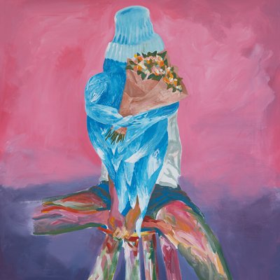 Chasing Love, 2023 (akryl på duk) av Josephine Henning