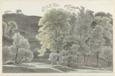 Träd runt Subiaco av Josephus Augustus Knip