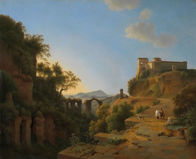 Neapelbukten med ön Ischia i fjärran Neapelbukten, med ön Ischia i bakgrunden av Josephus Augustus Knip