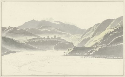 Utsikt över Cittaducale Utsikt över Civita Ducale av Josephus Augustus Knip
