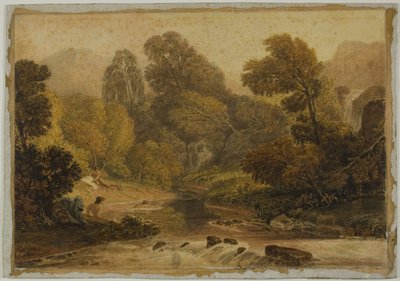 En scen nära Lodore, Cumberland av Joshua Cristall