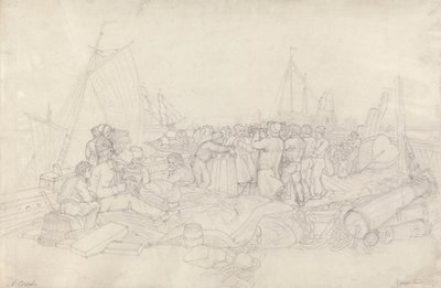 Dover Pier av Joshua Cristall