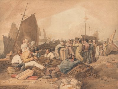 Dover Pier av Joshua Cristall