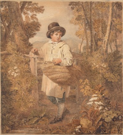 Ung vedhuggare av Joshua Cristall