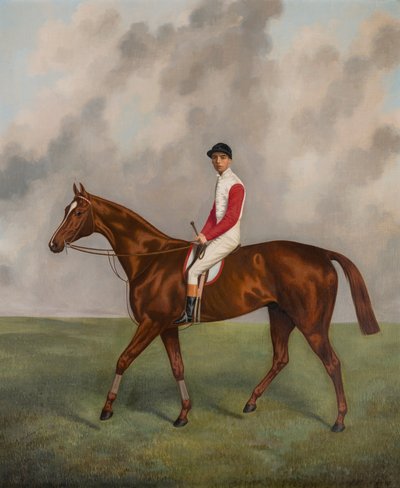 Sir Hugo-vinnare av 1892 års Derby, ca 1892 (olja på duk) av Joshua Dighton