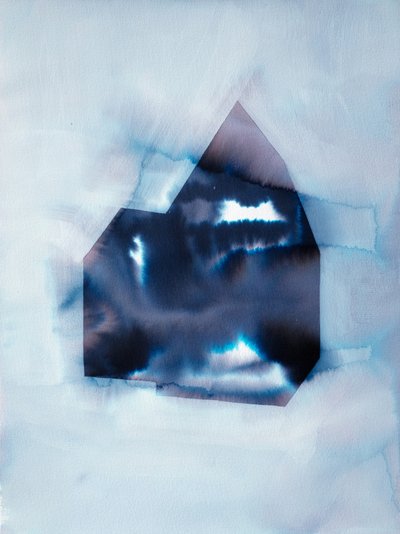Abstrakt indigoform av Joshua Hoskins