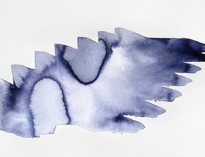 Flytande indigo-akvarellfärg av Joshua Hoskins