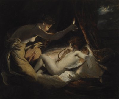 Amor och psyke, ca 1789 av Joshua Reynolds