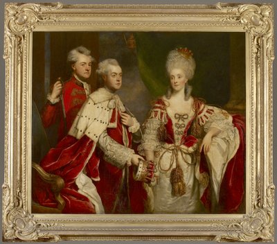 George, 2:a Earl Harcourt, hans hustru Elizabeth och bror William, 1780 av Joshua Reynolds