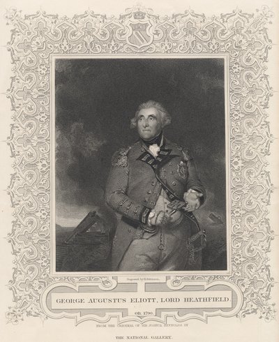 George Augustus Eliott, 1:a baron Heathfield av Joshua Reynolds