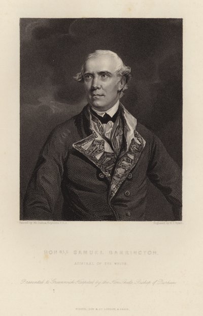 Ärade Samuel Barrington av Joshua Reynolds