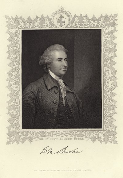 Porträtt av Edmund Burke av Joshua Reynolds
