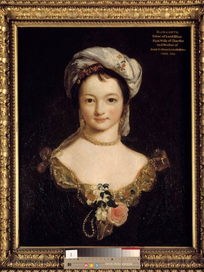 Porträtt av Miss Elisabeth Eliot Målning av Joshua Reynolds (1723-1792) av Joshua Reynolds