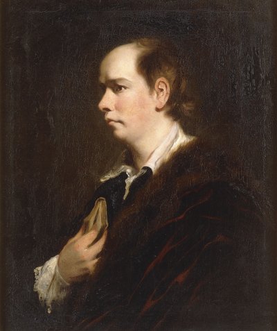 Porträtt av Oliver Goldsmith av Joshua Reynolds