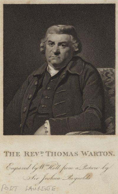 Porträtt av Thomas Warton av Joshua Reynolds