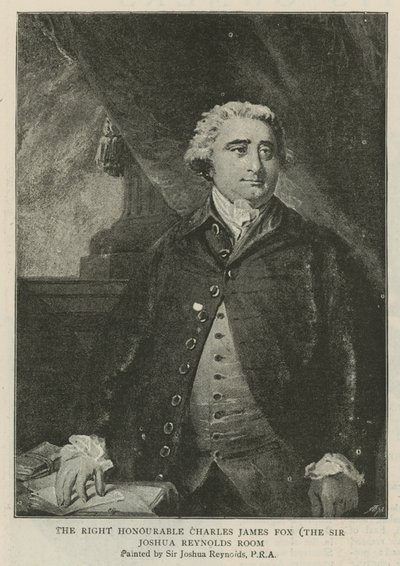 Den rätte ärade Charles James Fox av Joshua Reynolds