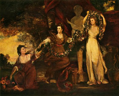 De tre nåderna, 1773, c1912 av Joshua Reynolds