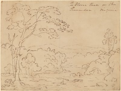 Hästskon på Shenandoah, Virginia av Joshua Shaw