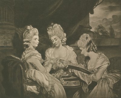 Damerna Waldegrave av Joshua after Reynolds