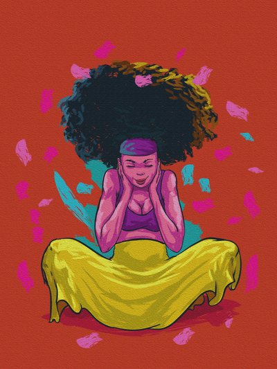 Livfull afro-ro av Joshua msonthe