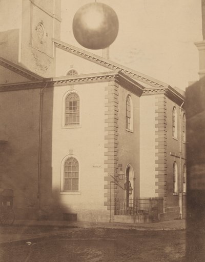 Brattle Square Church,1850-talet (foto) av Josiah Johnson Hawes