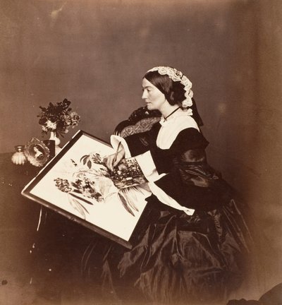 Grevinnan Canning, Calcutta, 1861. av Josiah Rowe
