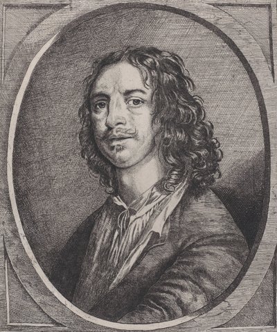 Porträtt av William Dobson, 1645-49. av Josias English