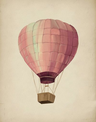 Drömmande rosa ballong av Josie George