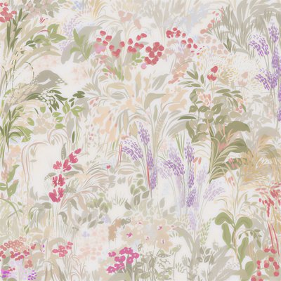 Pastellfärgade blommor i trädgården av Josie George
