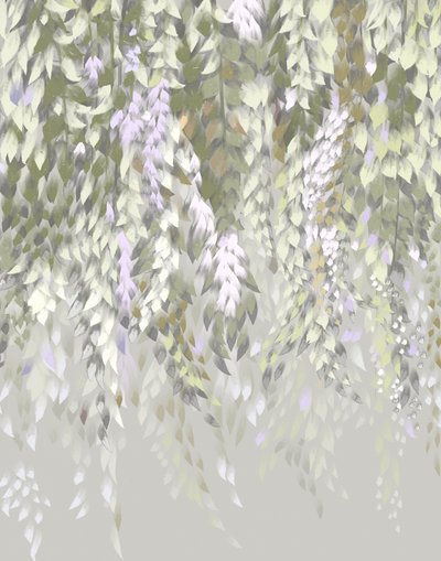 Pastellfärgade blåregnblommor av Josie George