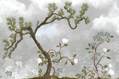 Lugna tallar och blommor av Josie George