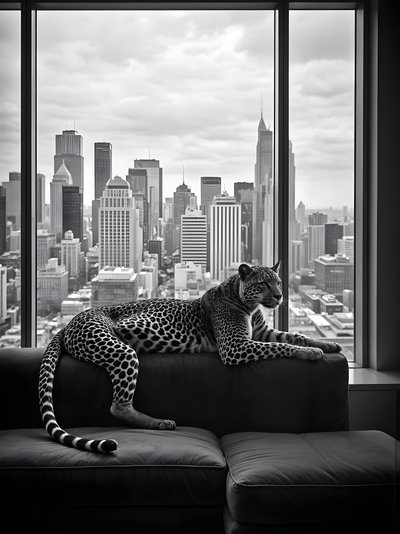 Utsikt över Urban Leopard av Josie George