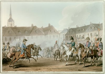 De allierade regenterna efter slaget vid Leipzig av Josse Photo