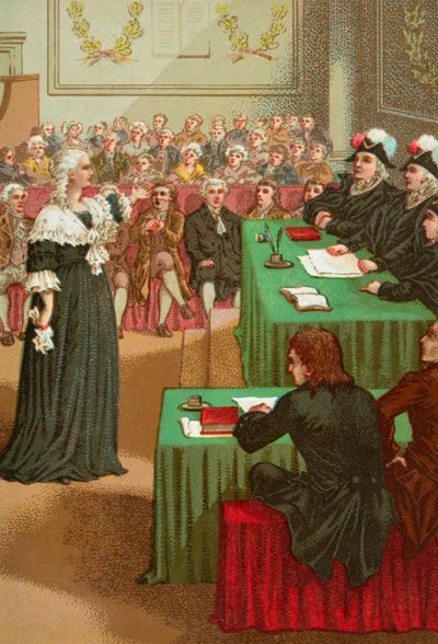 Marie Antoinette inför sina domare av Josse Photo