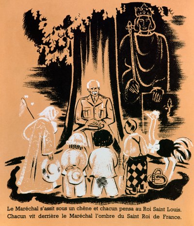 Marskalk Petains propaganda av Josse Photo