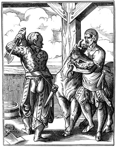 Slaktare, 1500-talet 1849. av Jost Amman