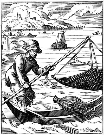 Fiskare, 1500-talet 1849. av Jost Amman