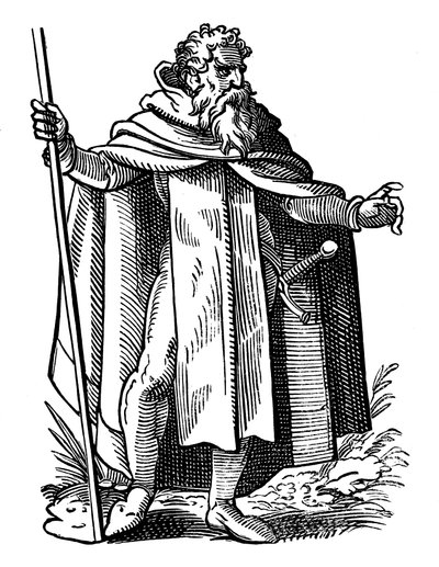 Riddare av Malta från Johannes orden av Jerusalem, 1500-talet av Jost Amman