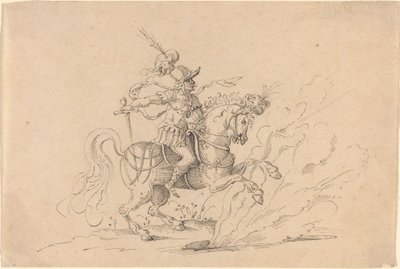 Marcus Curtius offer av Jost Amman
