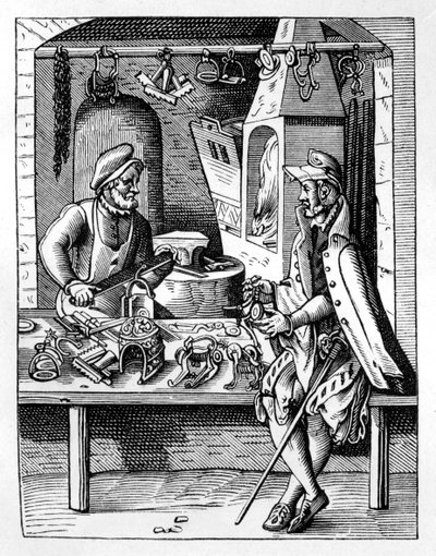 Spormakaren, c1559-1591 av Jost Amman