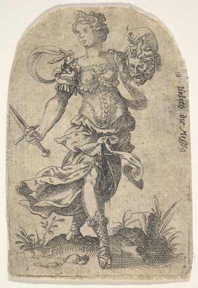 Judith, från berömda kvinnor i Gamla testamentet, 1568-96. av Jost Ammon