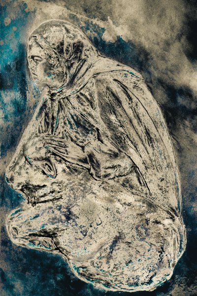Servant in the Manger (Evening), 2016 (fotografi) av Joy Lions