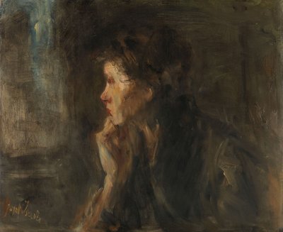 Meditation av Jozef (1824-1911) Israels