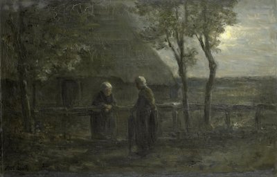 Skvaller i grannskapet av Jozef (1824-1911) Israels
