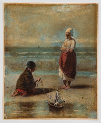 Barn vid havet av Jozef Israëls