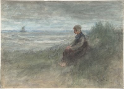 Flicka i dynerna av Jozef Israëls