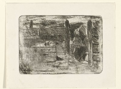 Barn i grisstallen av Jozef Israëls