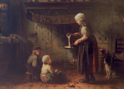 La Fête de Jeanne / Pannkakan av Jozef Israëls